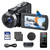 Campark 4K 30FPS Video Camera 42MP Photo 3” 270 Screen Digital Camcorder for Vlogging Youtube