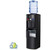 LHRIVER Water Dispenser with Ice Maker, 3-in-1 Water Dispenser for 5 Gallon Bottle, Water Cooler Dispenser Built-in Ice Maker with 3 Temperature Settings, Easy Cleaning, Child Lock-BLACK