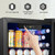 Moifoi 1.7 Cu. ft. Beverage Refrigerator Cooler, Mini Fridge with Glass Door, Exchangeable Door, Home/Bar/Office