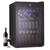 Auseo 145 Cans Beverage Refrigerator Cooler, Black Glass Door, Adjustable Shelf, Bar/Office/Home, Black