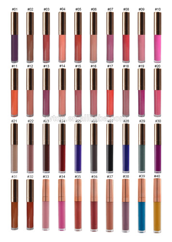 Waterproof matte liquid lipstick