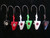 shown are actual 4oz swimbait jigheads in all colors except orange shown are actual 4oz swimbait jigheads in all colors except orange