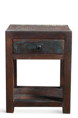 Reclaimed Wood SideTable With Drawer