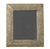 Brass Clad Wood Picture Frame-Paisley