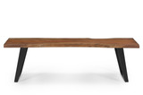 Timbergirl solid wood live edge Bench