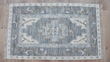 Timbergirl Kilim Blue Wool Handmade Rug