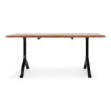 Timbergirl Phoebe Live edge Acacia Wood Dining Table 71"