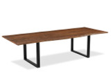Athea Butterfly Dark live Edge Dining Table - 120"