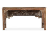 Tortoise Wooden Metal-Fitted Console