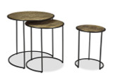 Nedir Iron Nesting Table Black