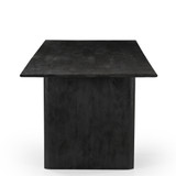 Grackle Solid Wood Dining Table -  Black