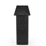 Grackle Solid Wood Console Table -  Black