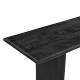 Grackle Solid Wood Console Table -  Black