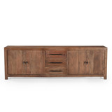 Sparrow Solid Wood Media Console - Brown