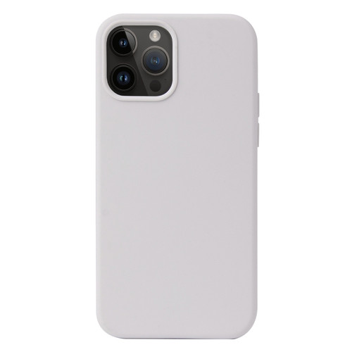 Liquid Silicone Phone Case for iPhone 15 Pro - White