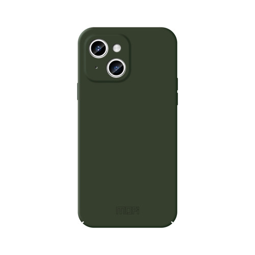 MOFI Qin Series Skin Feel All-inclusive Silicone Phone Case for iPhone 15 - Green