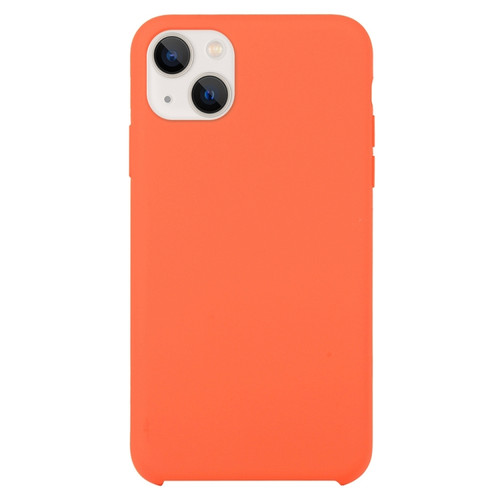 Solid Silicone Phone Case iPhone 15 Plus for iPhone 15 Plus - Orange