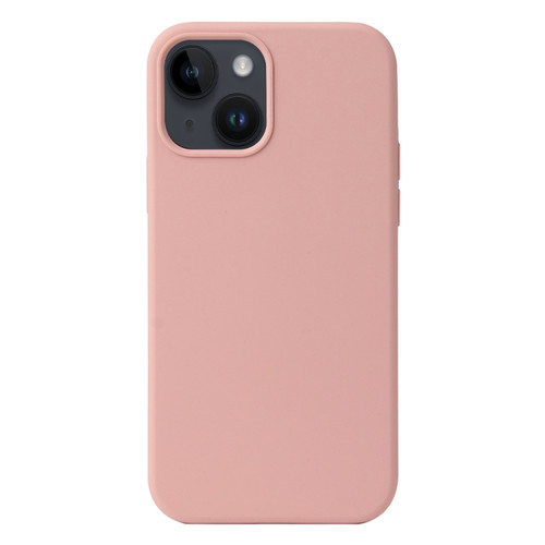 Liquid Silicone Phone Case for iPhone 15 Plus - Cherry Blossom Pink