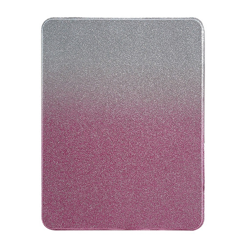 Gradient Glitter Magnetic Split Leather Tablet Case for iPad 10th Gen 10.9 2022 - Rose Red