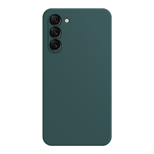 Imitation Liquid Silicone Phone Case for Samsung Galaxy S23 5G - Dark Green