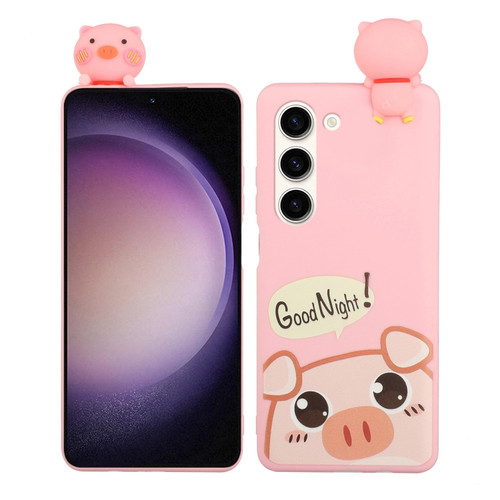 Shockproof Cartoon TPU Phone Case for Samsung Galaxy S23+ 5G - Cute Pig