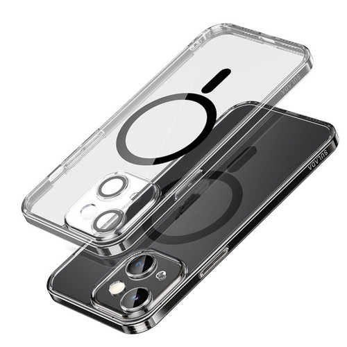 SULADA Jingpin Series All-inclusive Lens Electroplated TPU Phone Case for iPhone 14 - Black