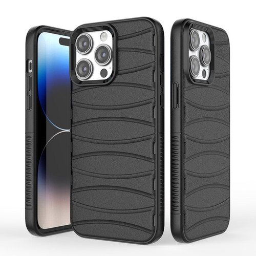 Multi-tuyere Powerful Heat Dissipation Phone Case for iPhone 14 Pro Max - Black