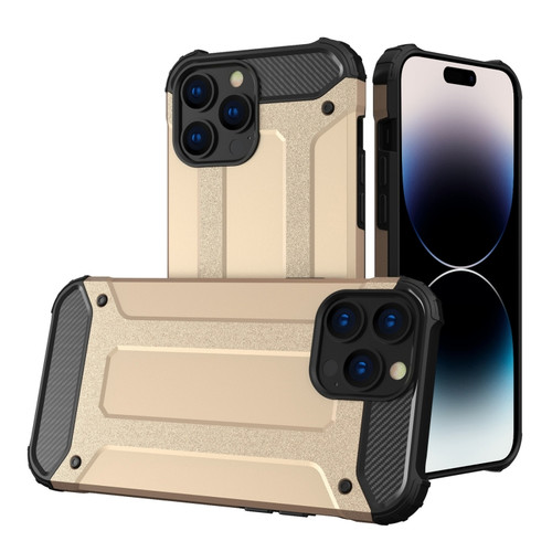 Magic Armor TPU Phone Case for iPhone 14 Pro Max - Gold