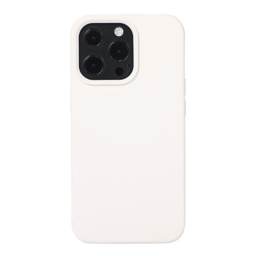 Liquid Silicone Phone Case for iPhone 14 Pro Max - White