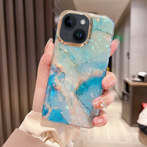 Colorful Crystal Ripple TPU Phone Case for iPhone 14 Plus - Green