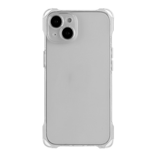 Four-corner Shockproof TPU Phone Case for iPhone 14 Plus - Transparent