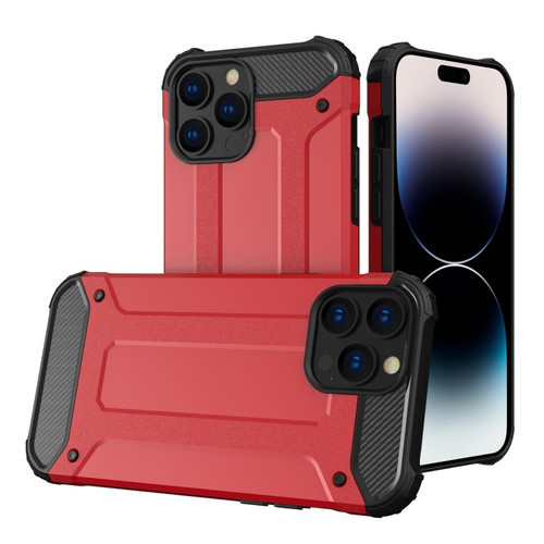 Magic Armor TPU Phone Case for iPhone 14 Pro - Red