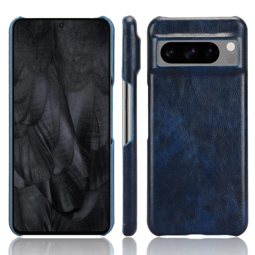 Litchi Texture Back Cover Phone Case for Google Pixel 8 Pro - Blue