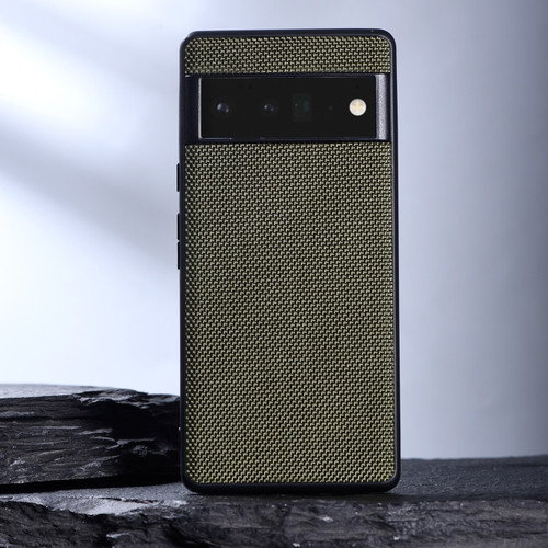 Nylon Cloth Texture Shockproof PC+TPU Phone Case for Google Pixel 8 Pro - Green