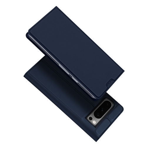DUX DUCIS Skin Pro Series Flip Leather Phone Case for Google Pixel 8 Pro - Blue