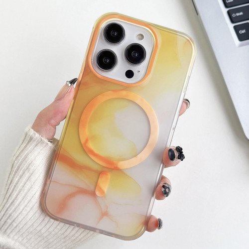 Watercolor Magsafe Phone Casefor iPhone 13 Pro Max - Yellow