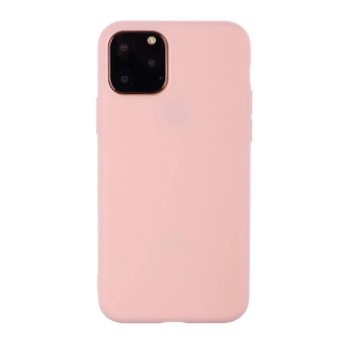 Solid Color Frosted TPU Phone Case for iPhone 13 Pro Max - Light Pink
