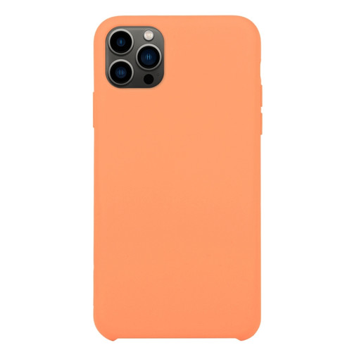 Solid Silicone Phone Case for iPhone 13 Pro - Apricot Orange