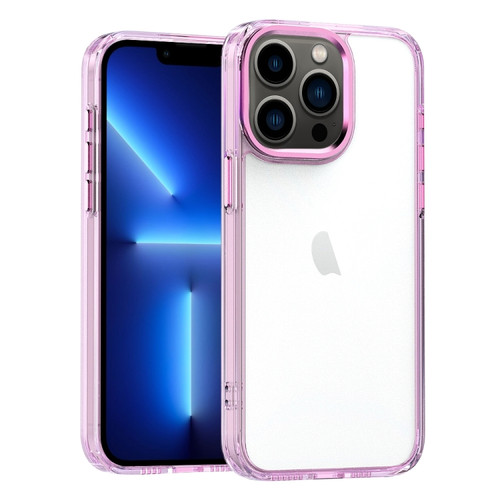 High Translucency Acrylic Phone Case for iPhone 13 Pro - Pink