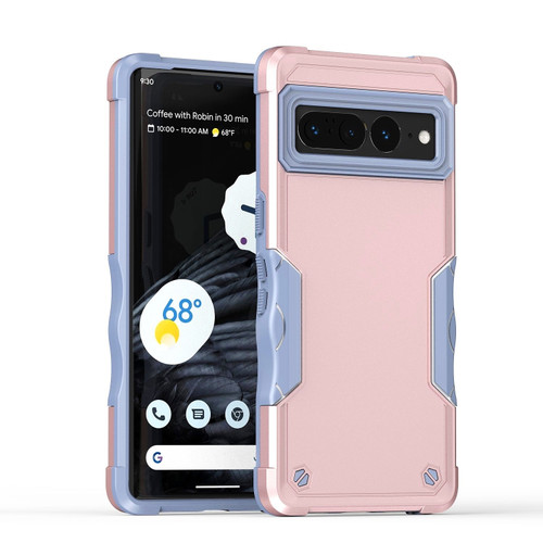 Non-slip Shockproof Armor Phone Case for Google Pixel 7 Pro - Rose Gold