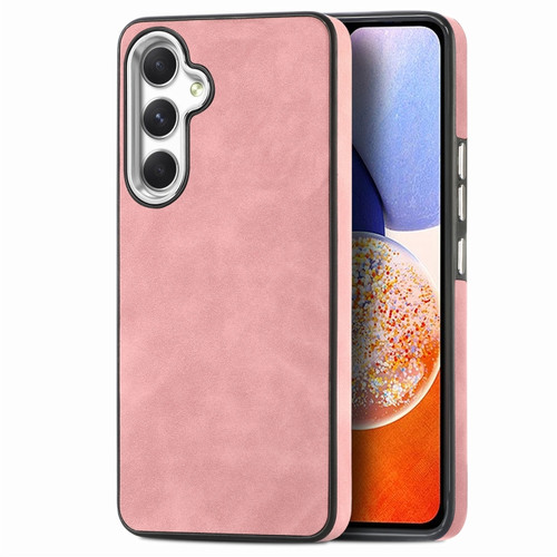 Skin-Feel Electroplating TPU Shockproof Phone Case for Samsung Galaxy A14 5G - Pink