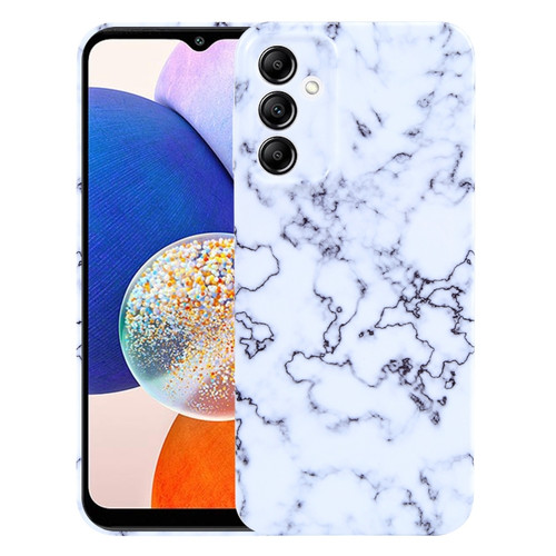 Marble Pattern Phone Case for Samsung Galaxy A14 5G - Green White