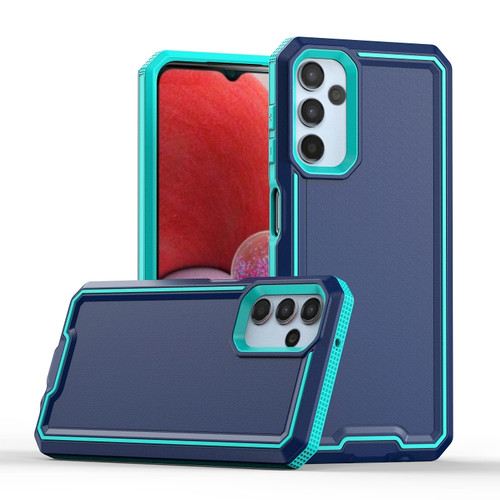 Armour Two-color TPU + PC Phone Case for Samsung Galaxy A14 5G - Blue+Sky Blue
