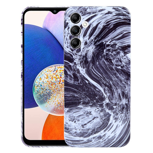 Marble Pattern Phone Case for Samsung Galaxy A14 5G - Black White