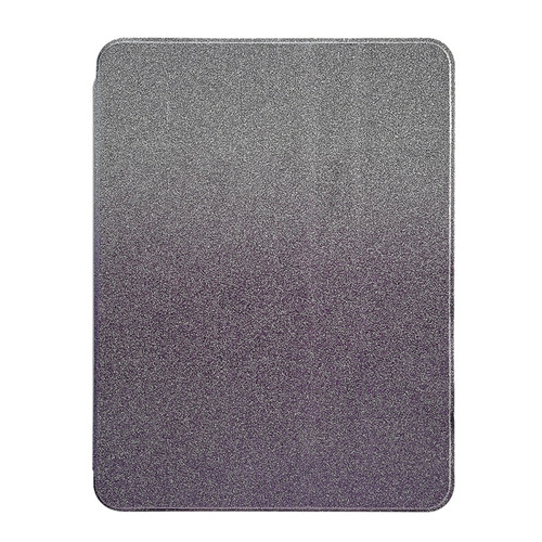 Gradient Glitter Magnetic Split Leather Tablet Casefor iPad Pro 12.9 inch - Purple