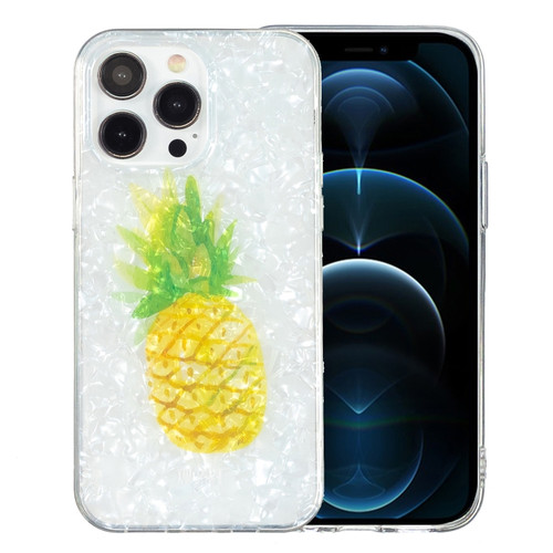 IMD Shell Pattern TPU Phone Case for iPhone 12 Pro - Pineapple