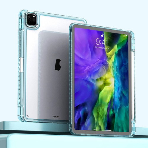 Clear Acrylic Shockproof Tablet Case for iPad Pro 11 - Baby Blue
