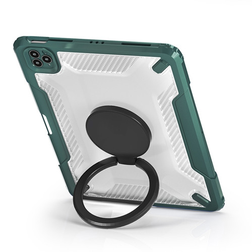 WIWU Mecha Tablet Protective Case with Rotating Bracket for iPad Pro 11 - Green