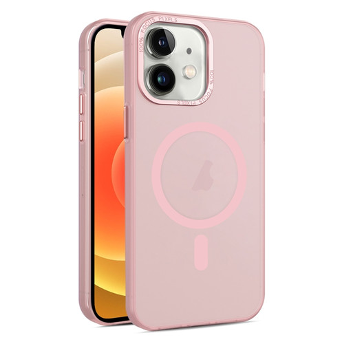 MagSafe Frosted Translucent Mist Phone Case for iPhone 12 - Pink