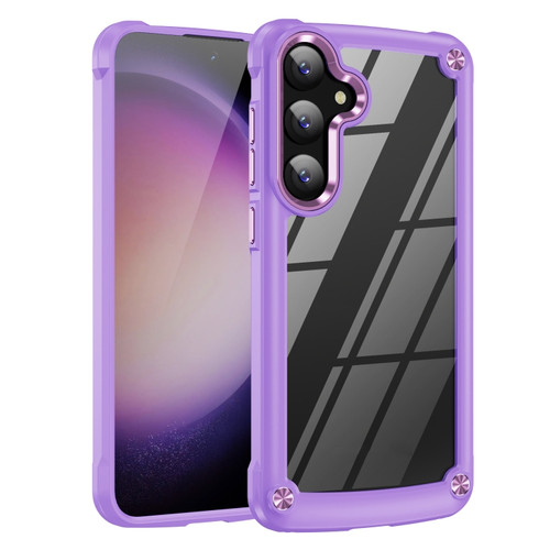 TPU + PC Lens Protection Phone Case for Samsung Galaxy S24+ 5G - Purple